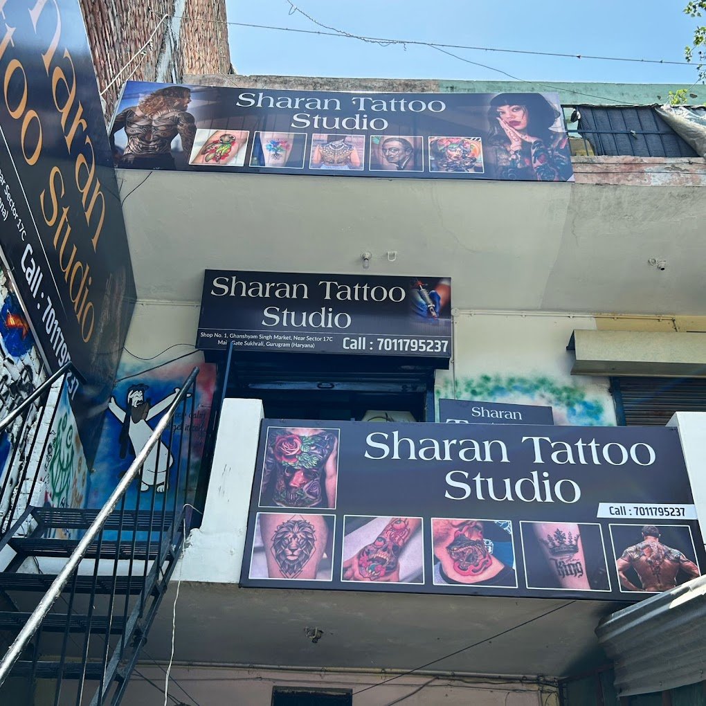 Sharan Tattoo Studio, tattoo studio in Gurgaon, best tattoo artist in Gurgaon