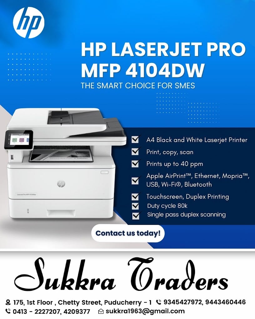 SUKKRA TRADERS HP PRINTERS - 5
