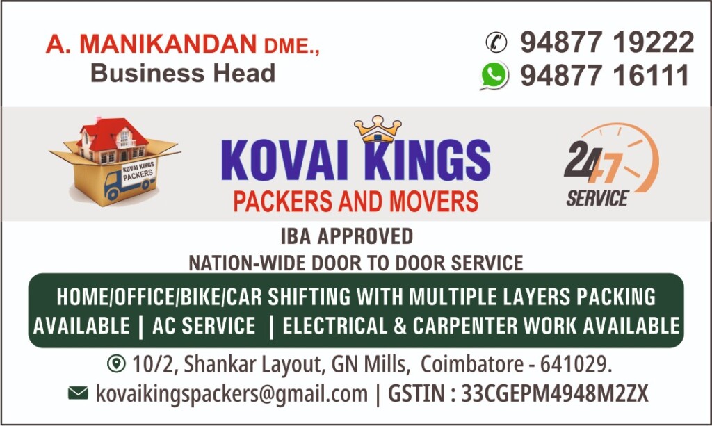 Kovai Kings Packers & Movers