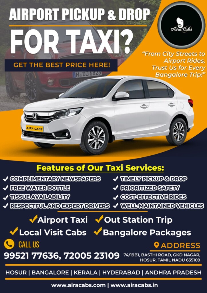 Airacabs Taxi Hosur - 3