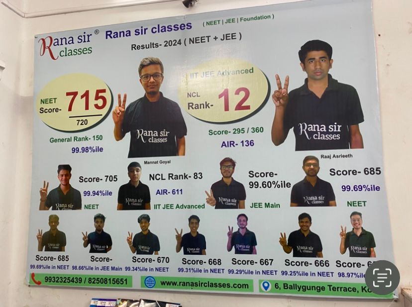 Rana Sir Classes - NEET, IIT JEE, WBJEE Coaching Institute in Kolkata - 2