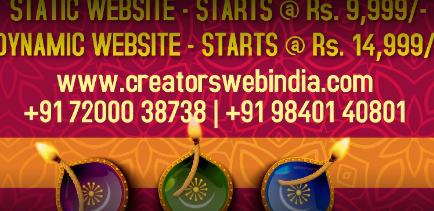 Creators Web India - No.1 Website Designing Company India, Chennai - 2