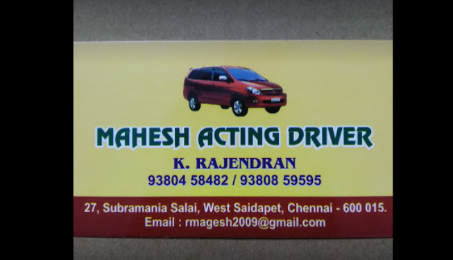 MAHESH ACTING DRIVERS - 2