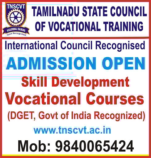 TAMILNADU STATE COUNCIL OF VOCATIONAL TRAINING - 3
