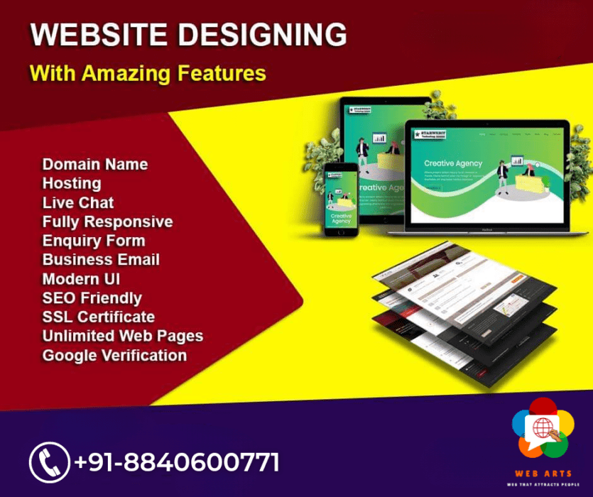 Web Arts Best Website Designing Company in Kanpur - 1