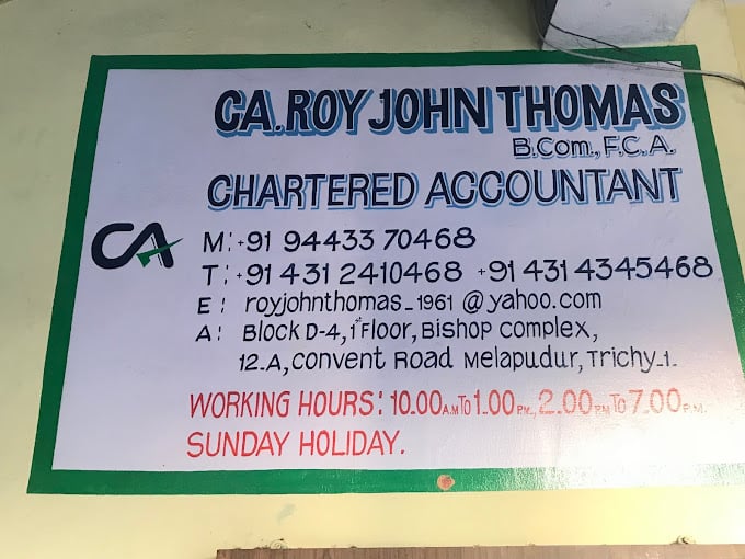 CA. Roy John Thomas - 2