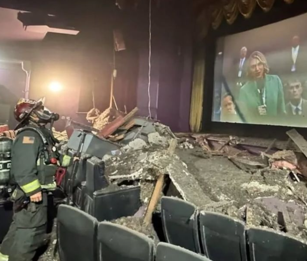 Dari ya Sinema Yaporomoka Argentina Wakati Filamu ya Kutisha Ikionyeshwa