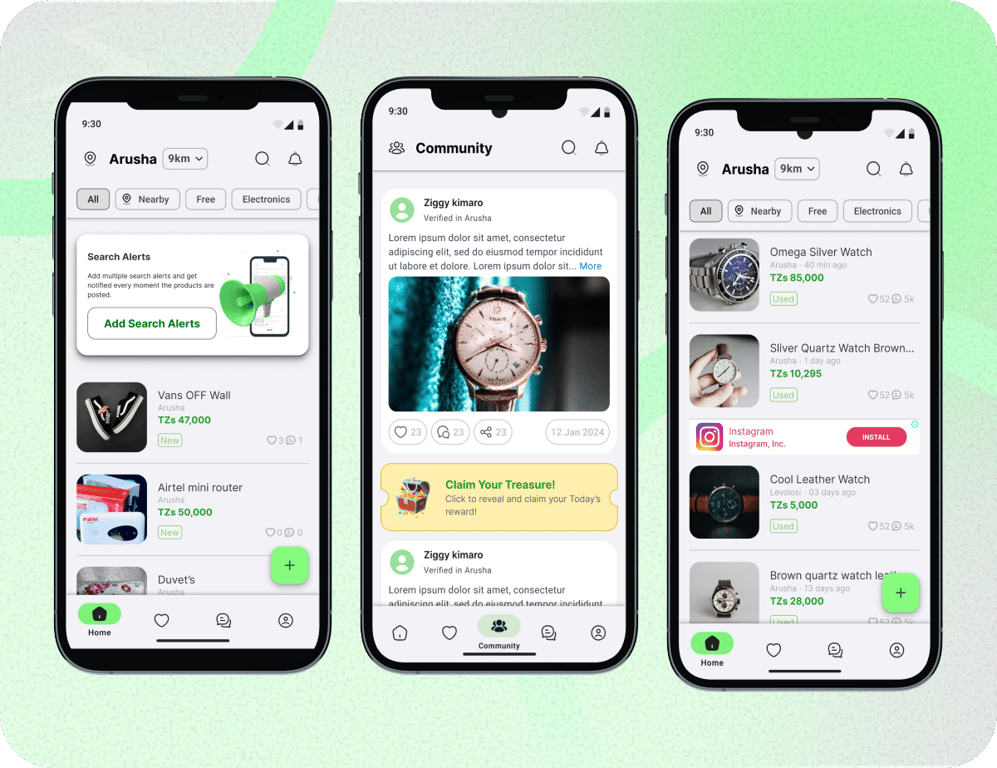 Jambo Market Content, Buy, Sell Locally