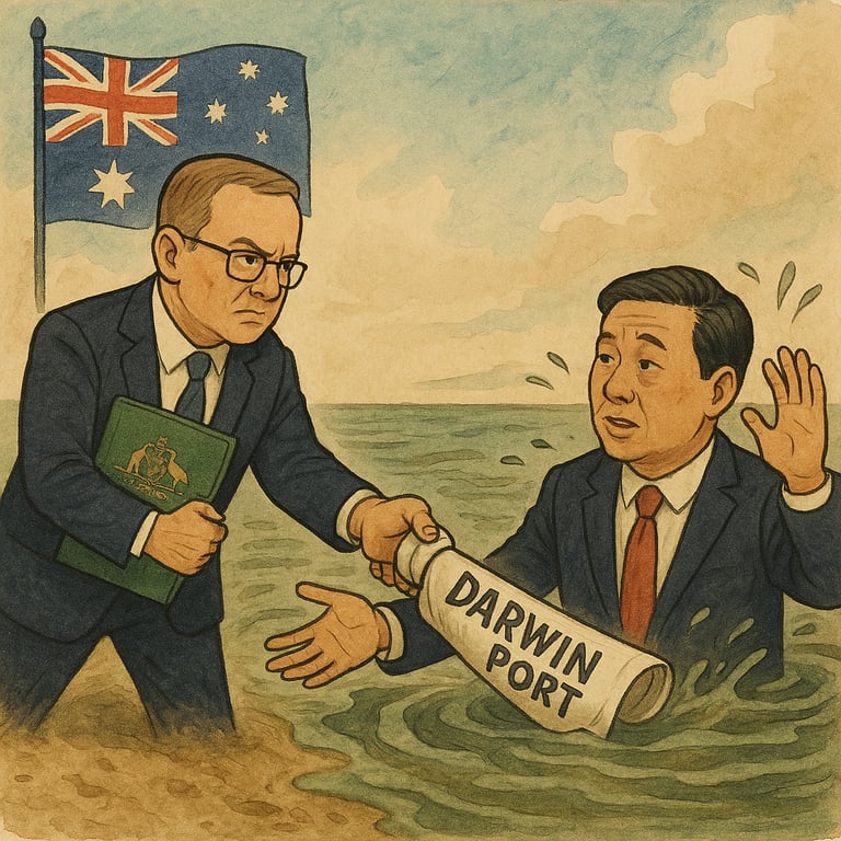 Australia Yapanga Kununua Tena Bandari ya Darwin Iliyokodishwa kwa Kampuni ya China