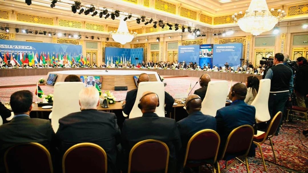 Afrika Sio Msindikizaji Tena": Balozi Kombo Atikisa Jukwaa la Urusi na Afrika Jijini Cairo