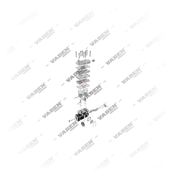 9) K015965,K067246N00,K088948N00,K088948N04,K118698N00,K118698N04,K231048N04,LK4928,51541007114,51541007196,51541007227,51541007248, 51541007227 MAN TGS D 2676 Double cylindre, Compresseur d'air, Vaden