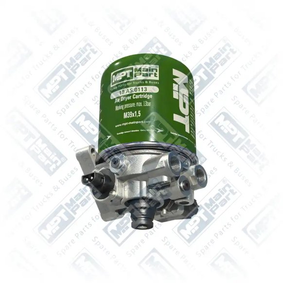 1) 20393337,20409515,20410156,20546790,3172999,3951837,4324100870,1932679,ZG046000002,1505966, 20410156 Valvula Secador de aire, Completo, MPT Main Part