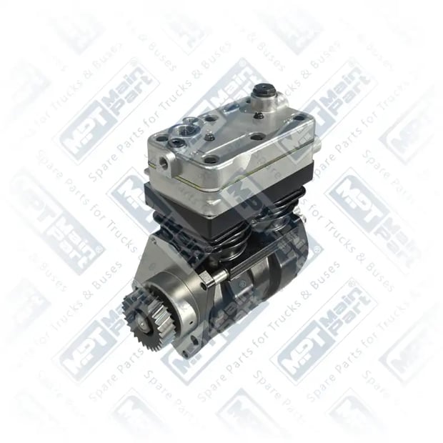 1) 9115531040,4571302515, 4.LK.0204 Compressor de ar, Cilindro duplo, MPT Main Part