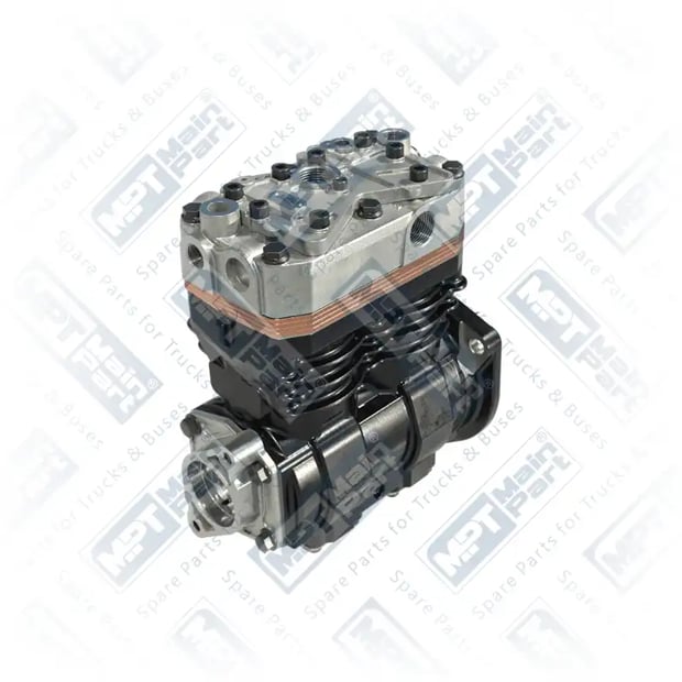 2) K013739,LK4958,7C462875ADN, 16.LK.0701 Air Compressor, Twin Cylinder, MPT Main Part