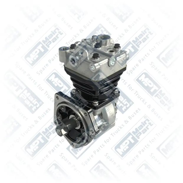 1) II37757AT,K000275,K000275000,K00027505T,K000275AT,K000275AT000,K000275AT05T,LK3986,20429341,8113406,8122459,85000067, K000275AT Compressor de ar, Mono Cilindro, MPT Main Part