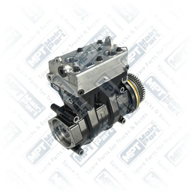 2) 9125181070,9125181110,9125181130,1883114,2020640,202702, 5.LK.0804 Compresor de aire, Bicilíndrico, MPT Main Part