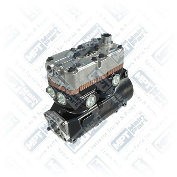 2) 51541007354,51541007367,51541007389,K171842N00,LK4998, K181058N04 Compressor de ar, Cilindro duplo, MPT Main Part