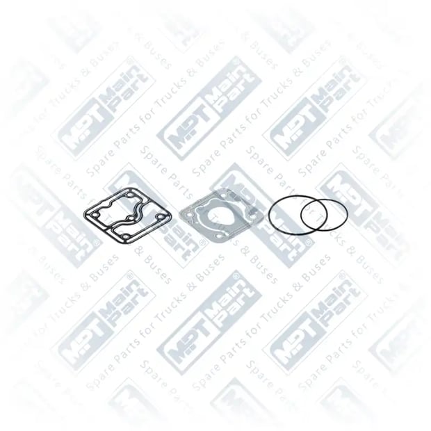 1) 4111540002,0001305015, 4.LP.2030 Compressor de ar, Kit de juntas, MPT Main Part