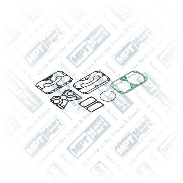 1) SEB22550, 15.LP.1708 Compressor de ar, Kit de juntas, MPT Main Part