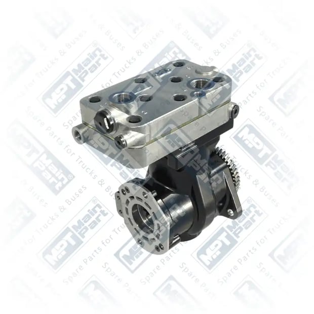 2) 9121400110, 35.LK.0301 Air Compressor, Single Cylinder, MPT Main Part