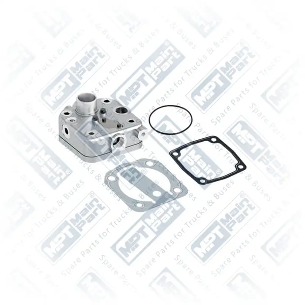 1) II40284F,II40284F000,II40284FES,ZB4289,ZB4289,5411302219,5411302719, 4.LP.0501 Compressore d'aria, Testa del cilindro, MPT Main Part