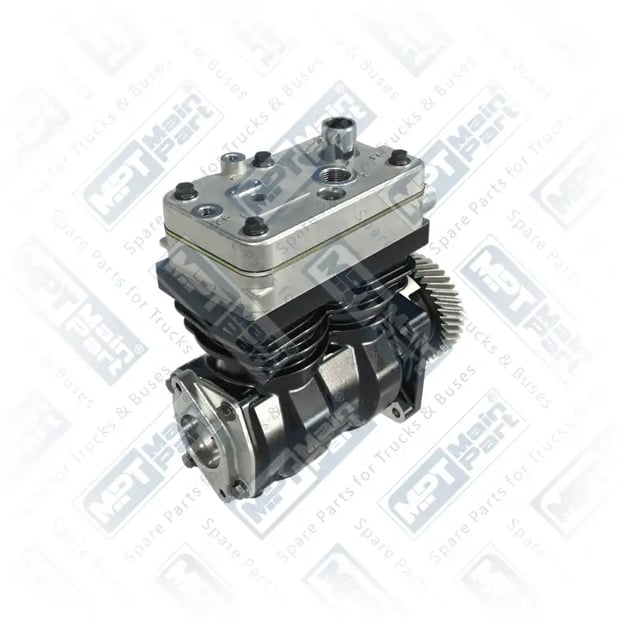2) 4126360010,9061301615, 4.LK.2202 Compressor de ar, Cilindro duplo, MPT Main Part