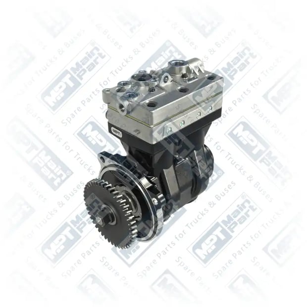 1) 4147040270SP1,22040497SP2, 1.LK.2503 Компрессор воздуха, Двухцилиндровый, MPT Main Part