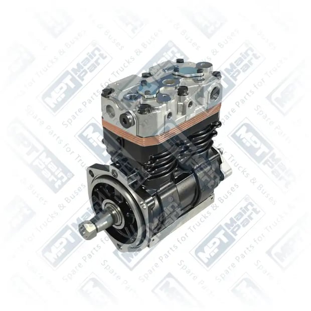 1) 1189487,1194135,1194415,K001126,K001126000,LK4936,41211122,41211340,99471919, 6.LK.0702 Компрессор воздуха, Двухцилиндровый, MPT Main Part