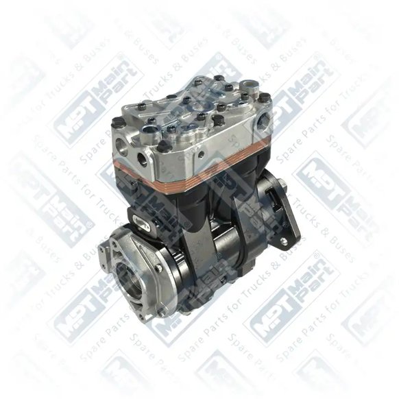 2) K031852N00,LK4937,504080658,504293718, LK4937 Compressor de ar, Cilindro duplo, MPT Main Part