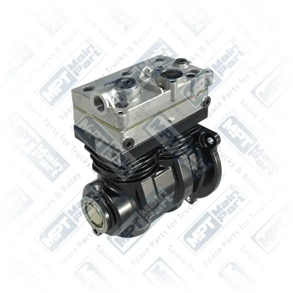 2) 9125120040,9125140000,9125140010,9125140030,9125140040,7420774360,7421175029,7421353473,7485003298, 7421353473 RENAULT TRUCKS PREMIUM 420 Compressore d'aria, Doppio cilindro, MPT Main Part