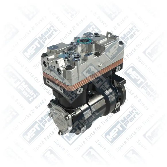 2) K009580,K009580000,LK4949,1882222,1901246, 2.LK.0910 Air Compressor, Twin Cylinder, MPT Main Part
