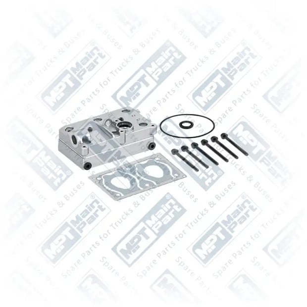 1) 9125509362, 7.LP.1801 Compresor de aire, Culata, MPT Main Part