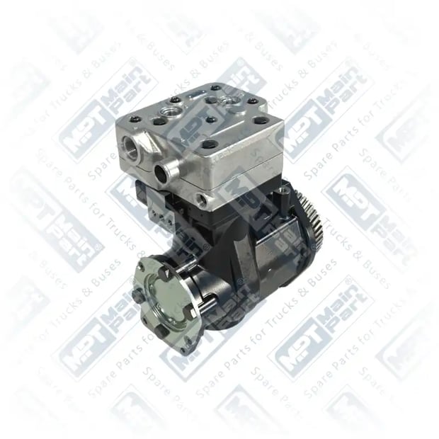 2) 3944525,3948846,3949098,3949718,3966520,3969110,4933782,4936218,4991799,5286677,5286970,5301094,5301100,9111530200,9111535300,9111539380, 15.LK.0302 Luftkompressor, Einzylinder, MPT Main Part