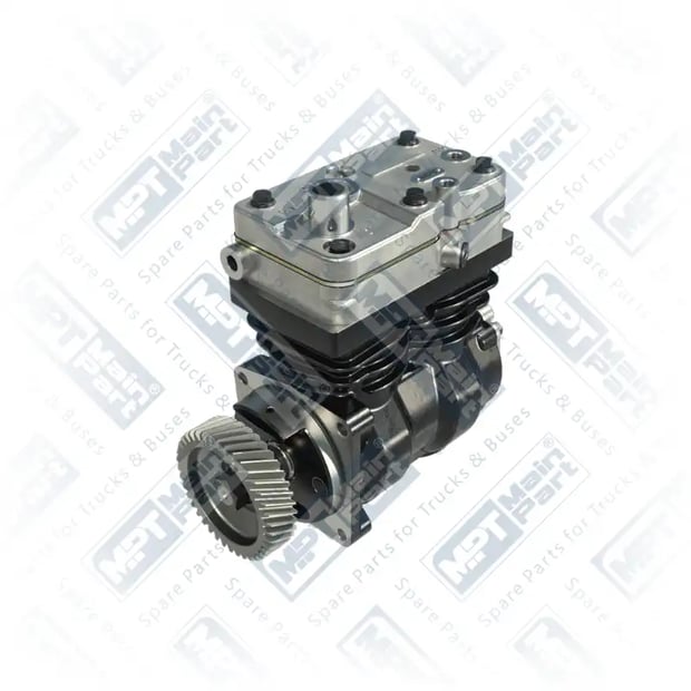 1) 4126360010,9061301615, 4.LK.2202 Compressor de ar, Cilindro duplo, MPT Main Part