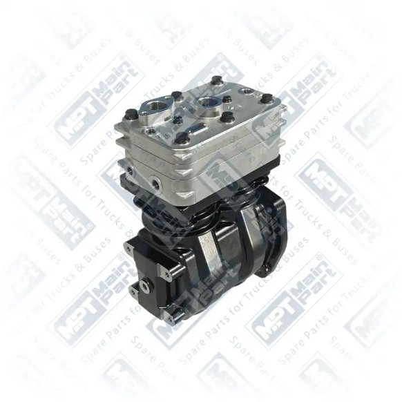 2) 9115045000,9115045007,9115045010,9115045017,9115045030,9115045037,1310523,1310523A,1310523R,1451651, 911 504 503 7 Compressore d'aria, Doppio cilindro, MPT Main Part