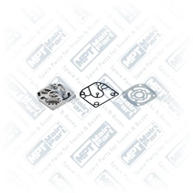 1) , 4.LP.3203 Compressor de ar, Placa da válvula, MPT Main Part