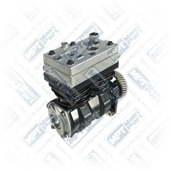 2) 9061304615,9061306315,9125100010, 912 510 001 0 Air Compressor, Twin Cylinder, MPT Main Part