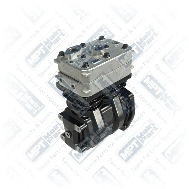 2) 1451651,1736785,9115045060, 5.LK.0601 Compressor de ar, Cilindro duplo, MPT Main Part
