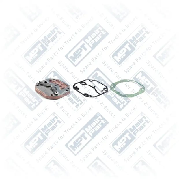 1) 4411300120,4411300220,4421300620, A4411300120 MERCEDES BENZ NG 2422 Compresseur d'air, Plaque de soupape, MPT Main Part