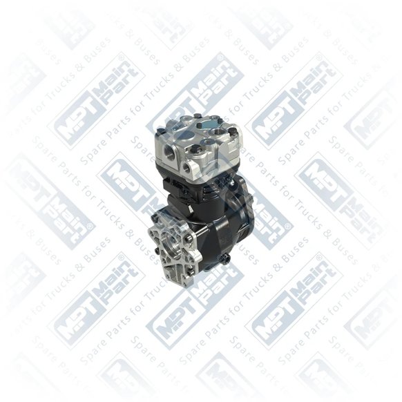 2) K019553,4948553, K019553 KNORR-BREMSE Luftkompressor, Monocilindrico, MPT Main Part