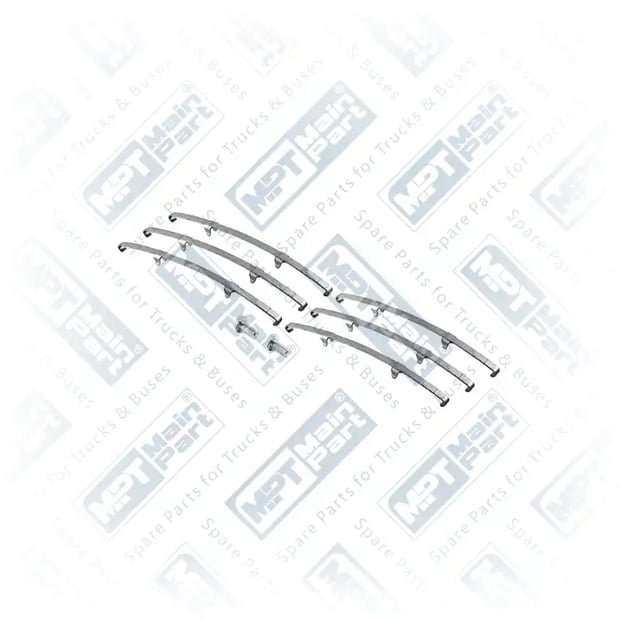 1) 5001845969,MBA108, 26.CP.0411 Forro de Freno, Kit de reparación, MPT Main Part