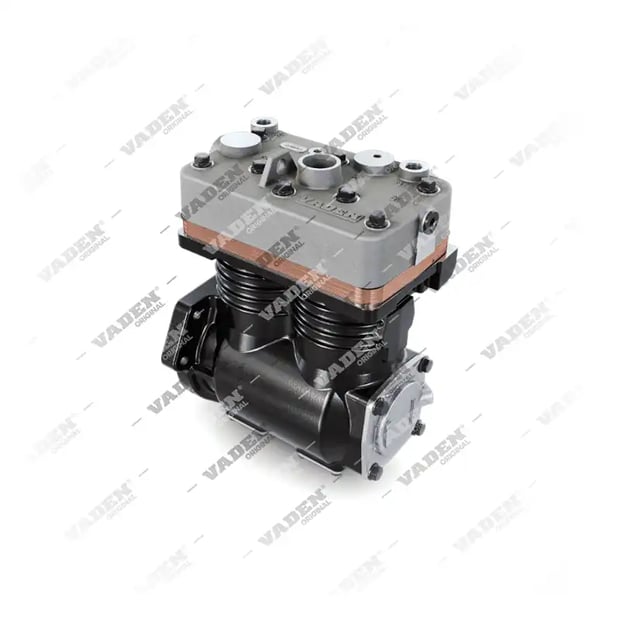 2) 20429343SP2,3173001SP2,8113405SP2,85000066SP2,LP4985SP2, 8113405SP2 VOLVO (7600 880 003, 1549425 avec engrenage), Double cylindre, Compresseur d'air, Vaden