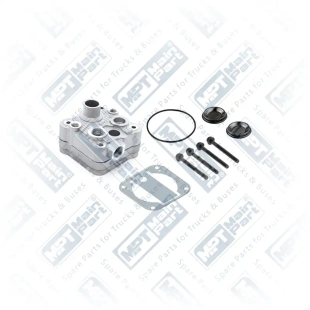 1) , 3.LP.0102 Compressor de ar, Cabeçote, MPT Main Part