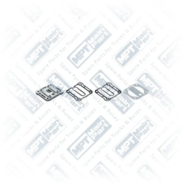 1) SEB01694004, 15.LP.1906 Compressore d'aria, Piastra della valvola, MPT Main Part