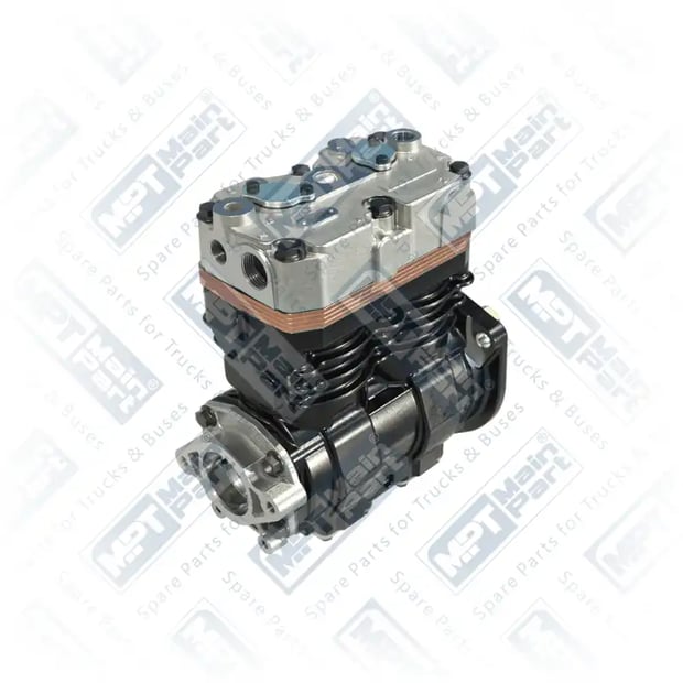 2) 41211121,41211339,41211425,99471918,1194194,1194410,LP4857, LP4857 Air Compressor, Twin Cylinder, MPT Main Part