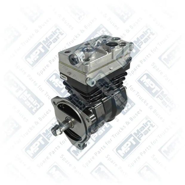 1) 4127040190,4127040197,21225199, 1.LK.1912 Compressor de ar, Cilindro duplo, MPT Main Part