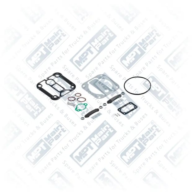 1) LK3857S5, LK3857S5 KNORR-BREMSE Compressor de ar, Kit de reparo, MPT Main Part