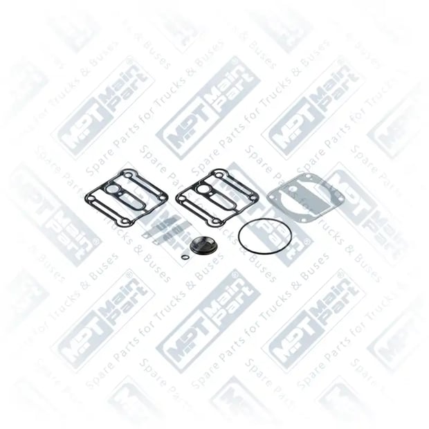 1) , 3.LP.0129 Compressor de ar, Kit de reparo, MPT Main Part