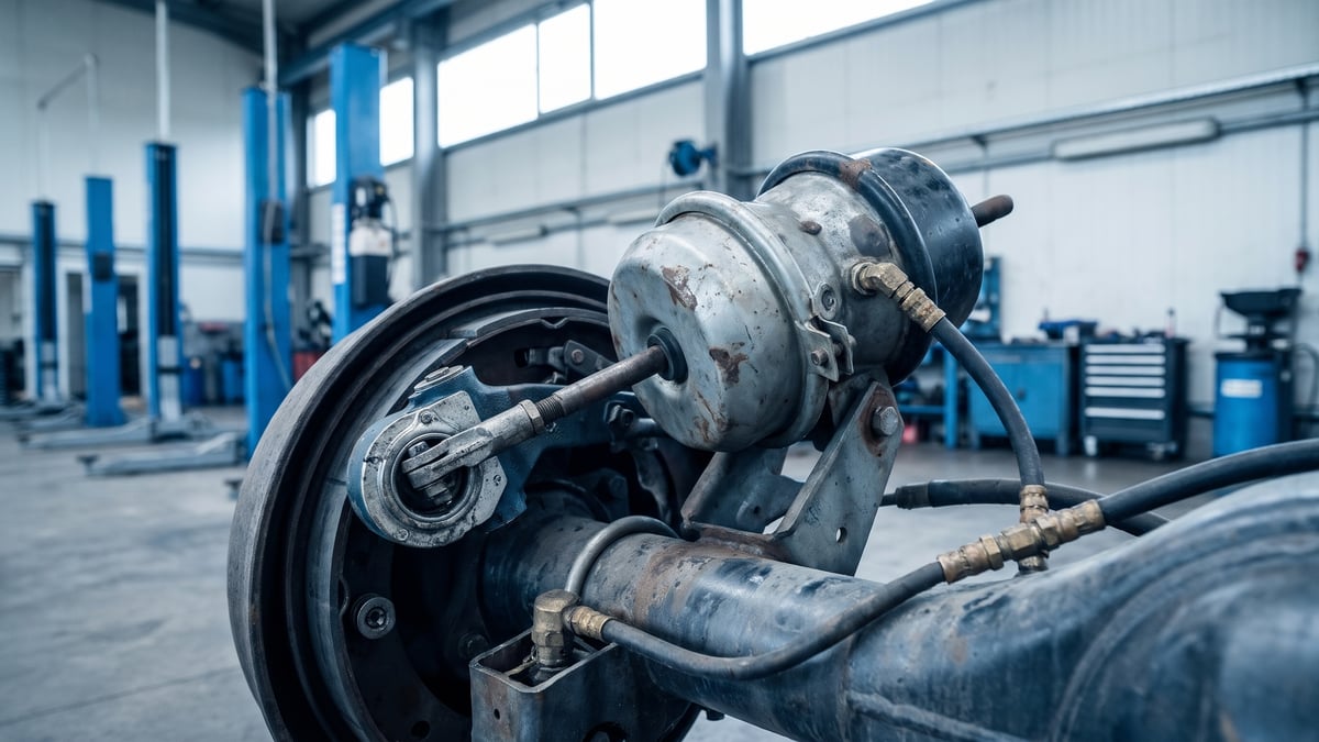 How Air Brakes Work on Trucks and Trailers: Main Components