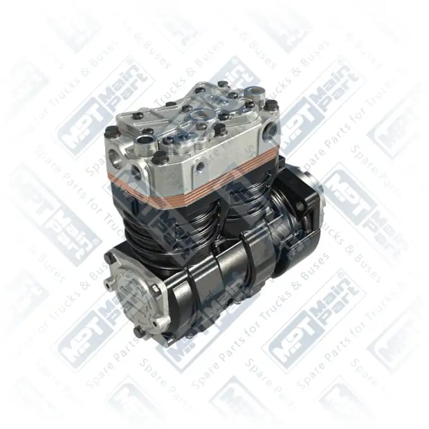 2) K092472,K162776,LS4904,5801647801,5802833302, 6.LK.2001 Compressor de ar, Com Embreagem, MPT Main Part